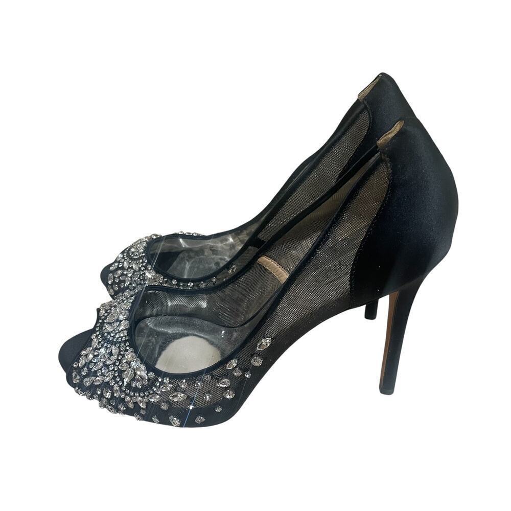 Badgley Mishcha pepper mesh heels